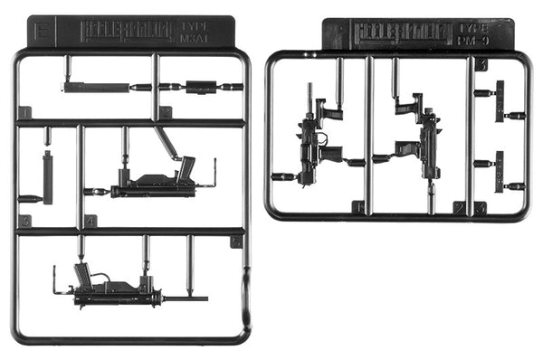 LittleArmory - Submachine Gun (Type M3A1 & PM-9)/ 1:12 (LABC03)