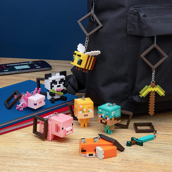 Minecraft Backpack Buddies Keyring