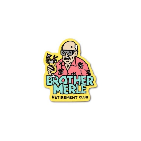 BROTHER MERLE Die-cut Vinyl Sticker