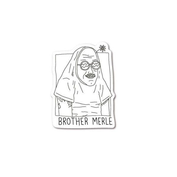 BROTHER MERLE Die-cut Vinyl Sticker