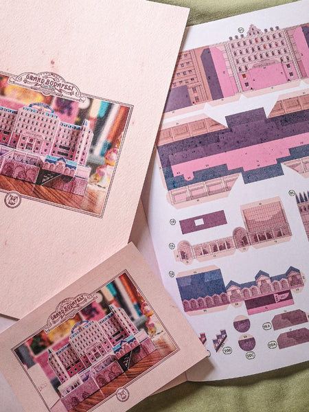 The Grand Budapest Hotel - Papercraft Paper Model