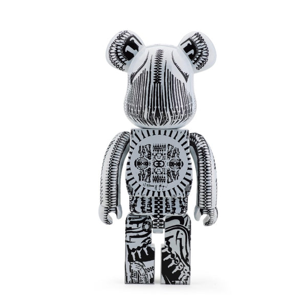 BE@RBRICK × H.R.GIGER 1000% "White Chrome"