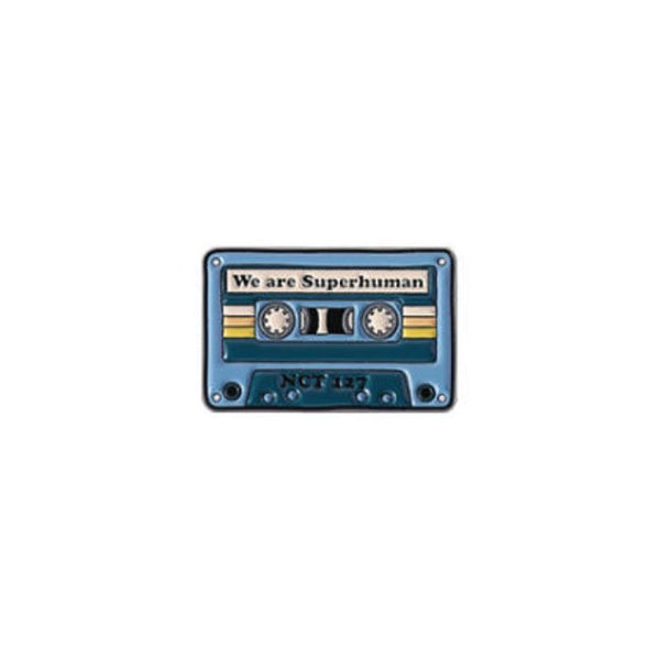 Cassette Tape Pin Badge