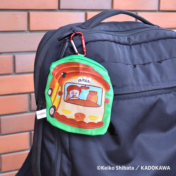 "PANDOROBOU: Bread Thief" Odekake Pouch with Carabiner "BLIND CAPSULE"