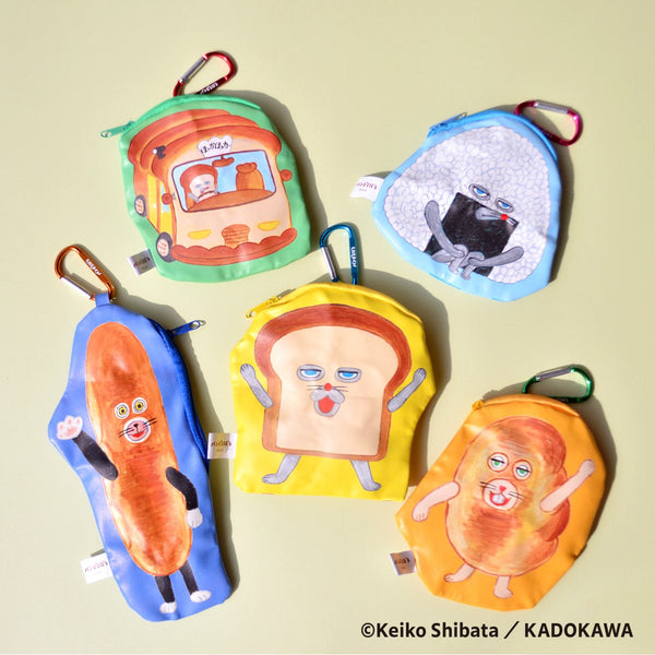 "PANDOROBOU: Bread Thief" Odekake Pouch with Carabiner "BLIND CAPSULE"